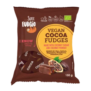 Organic milk-free fudge cocoa superfudgio