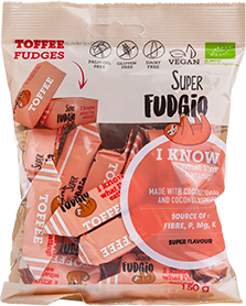 Ekologiczne produkty Super Fudgio, wegańskie słodycze, wegańskie krówki  superfudgio, Super Krówka