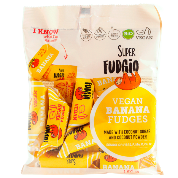 Organic milk free fudge banana superfudgio Superfudgio
