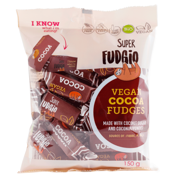 Organic milk free fudge cocoa superfudgio