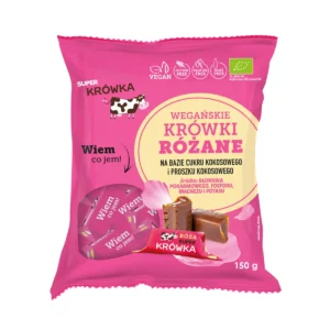 Wegańskie krówki bezmleczne różane <b>150 g / d.10</b>