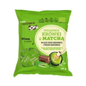 Wegańskie krówki bezmleczne matcha <b>150 g / d.10</b>