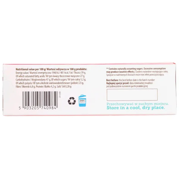 Baton z czekolady kokosowej bez dodatku cukru <b>40 g / d.16</b> - obrazek 2