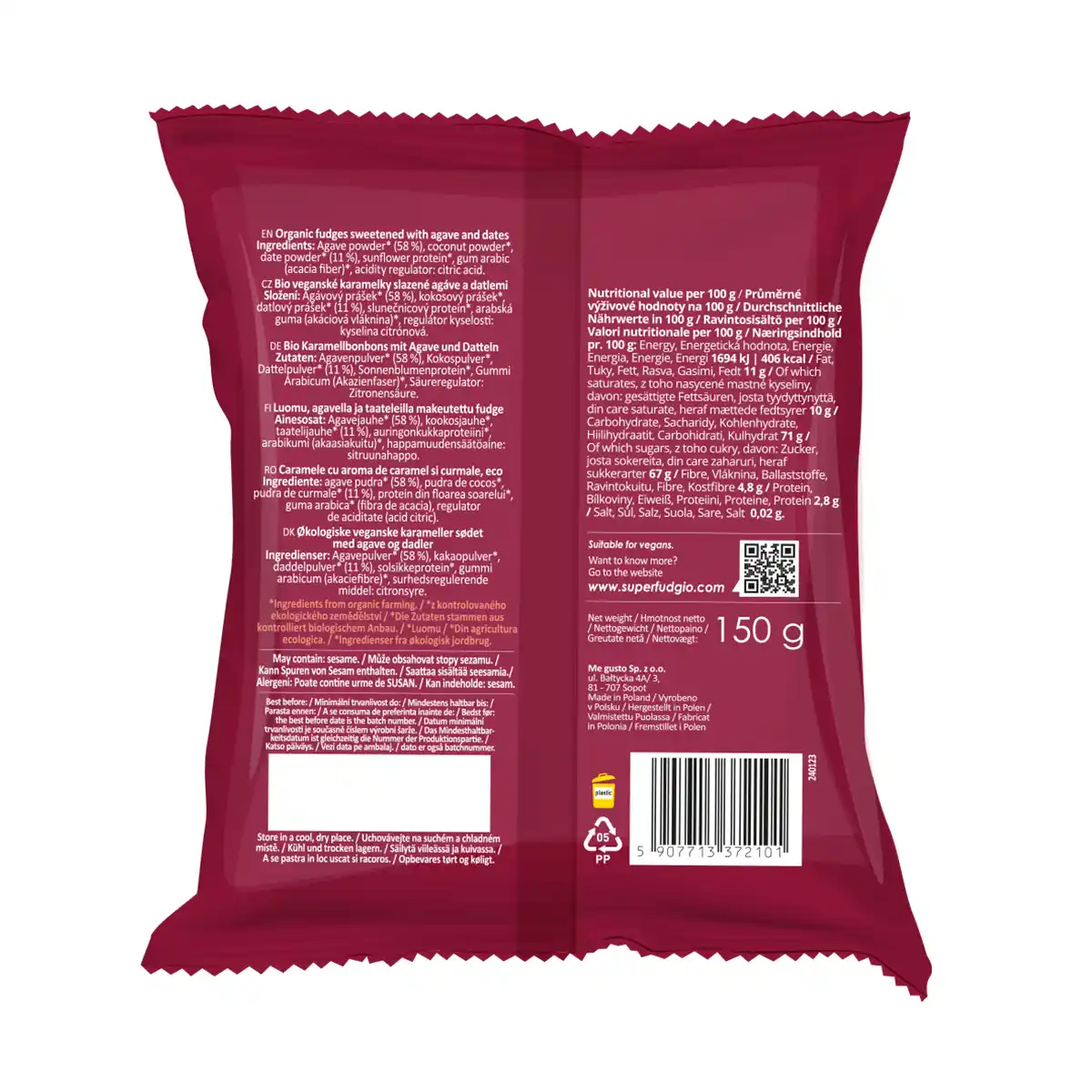 Set of fudges sweetened with agave and dates 2 Set of fudges sweetened with agave and dates - Image 2