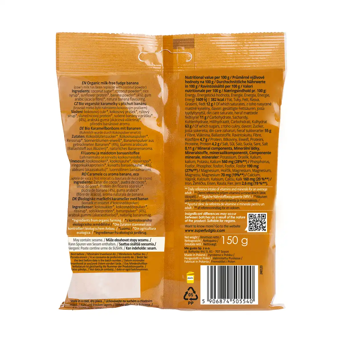 Set of organic milk-free banana fudges 2 Set of organic milk-free banana fudges - Image 2