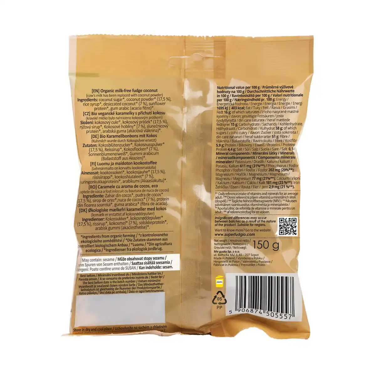 Set of organic milk-free coconut fudges 2 Set of organic milk-free coconut fudges - Image 2