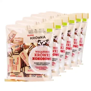 Zestaw - krówki bezmleczne kokosowe