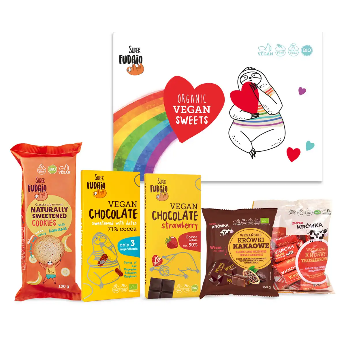 Super Fudgio Zestaw Prezentowy 590g 1 Super Fudgio Zestaw Prezentowy 590g